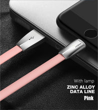 3D LED Light USB Cable for iPhone 8 ,7 ,6 ,5s ,Zinc Alloy Led Lamp