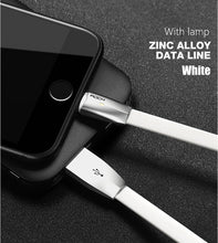 3D LED Light USB Cable for iPhone 8 ,7 ,6 ,5s ,Zinc Alloy Led Lamp