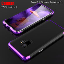 samgung galaxy s9-s9+ case luxury aluminum Metal+matte case